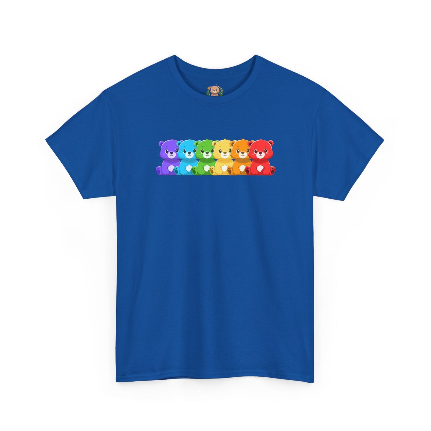 Rainbow bears hug unisex crewneck t-shirt