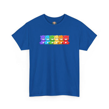 Rainbow bears hug unisex crewneck t-shirt