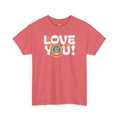 Love you and thank you rainbow (front) unisex crewneck t-shirt