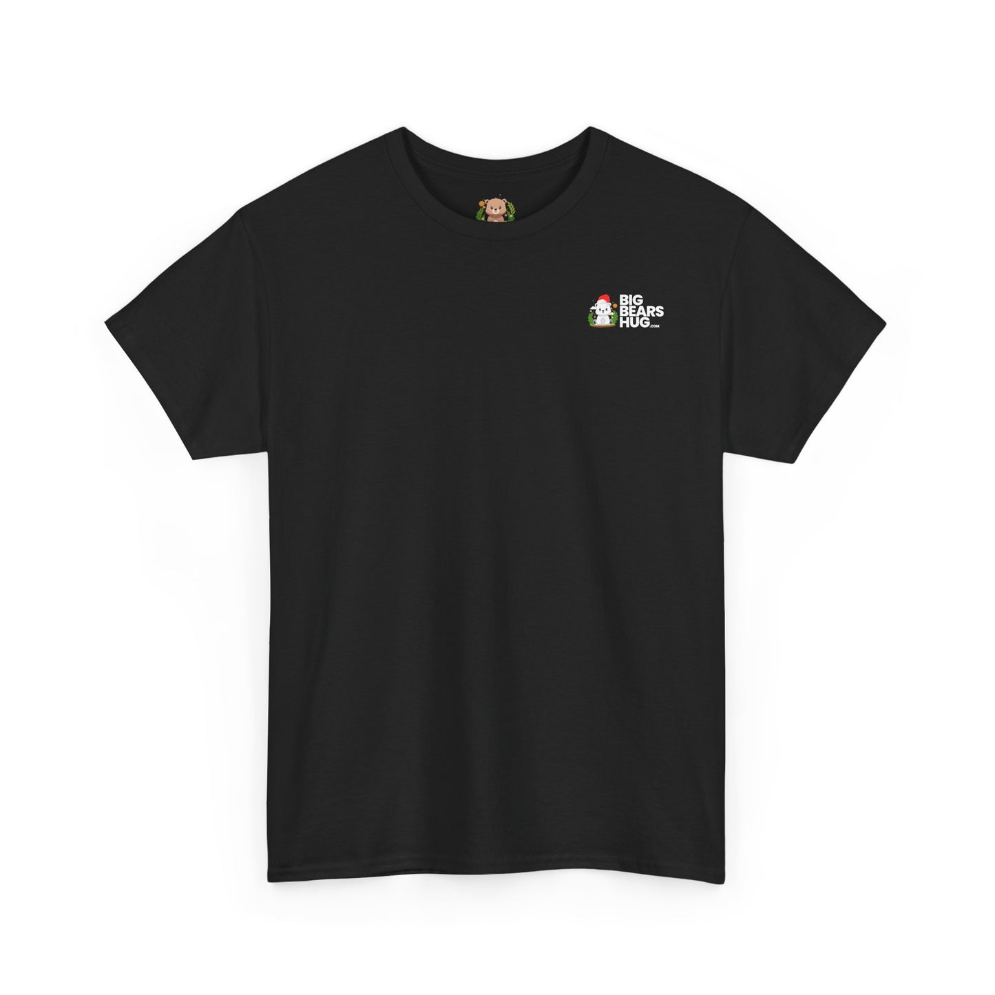 Snojo bear mini hug (front) Christmas unisex crewneck t-shirt