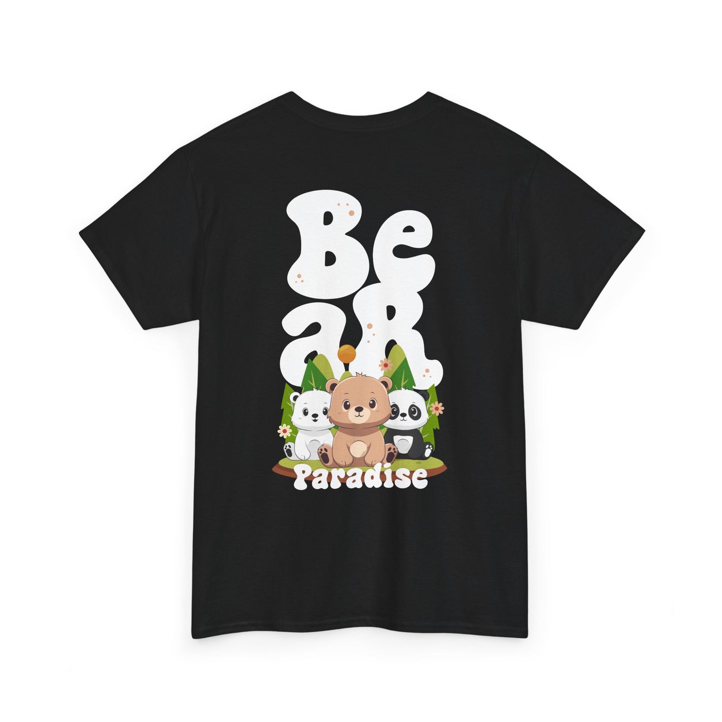Bear paradise (back) unisex crewneck t-shirt