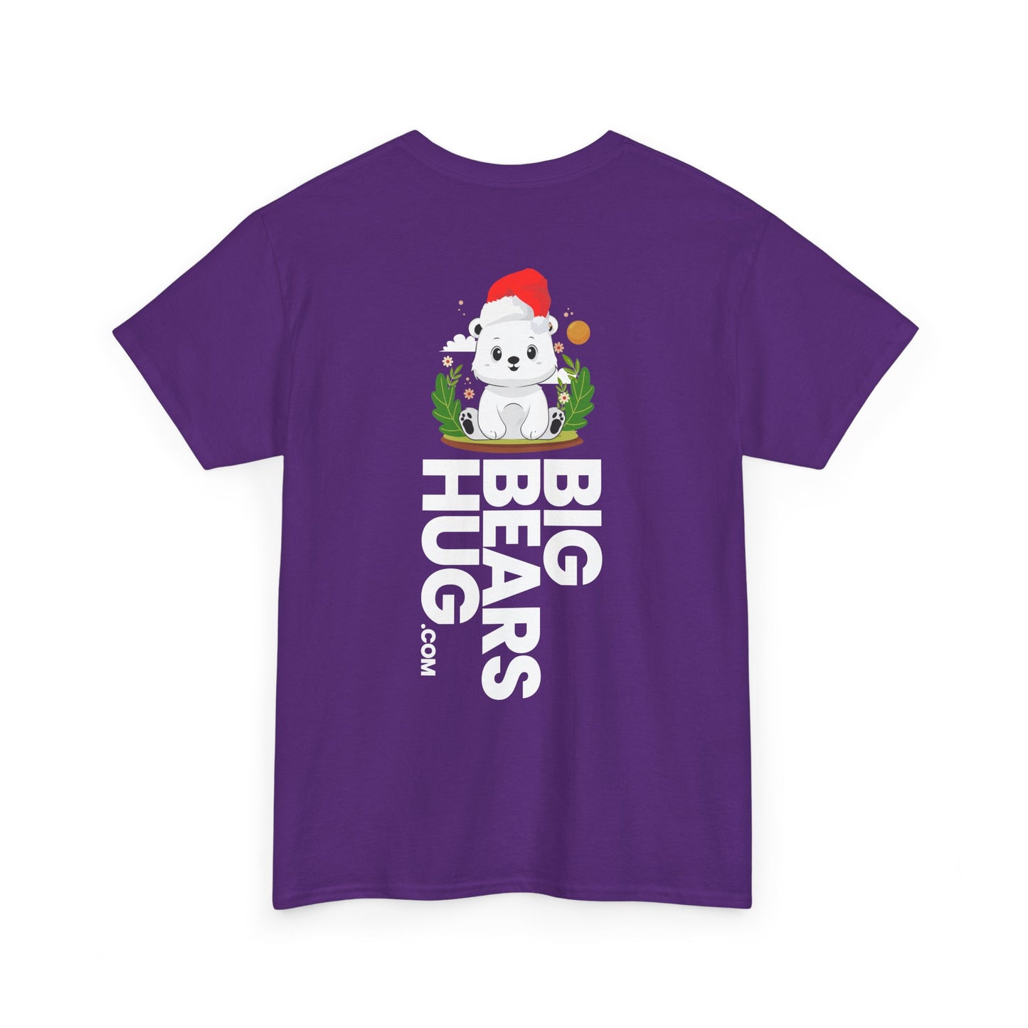 Snojo bear hug (back) Christmas unisex crewneck t-shirt