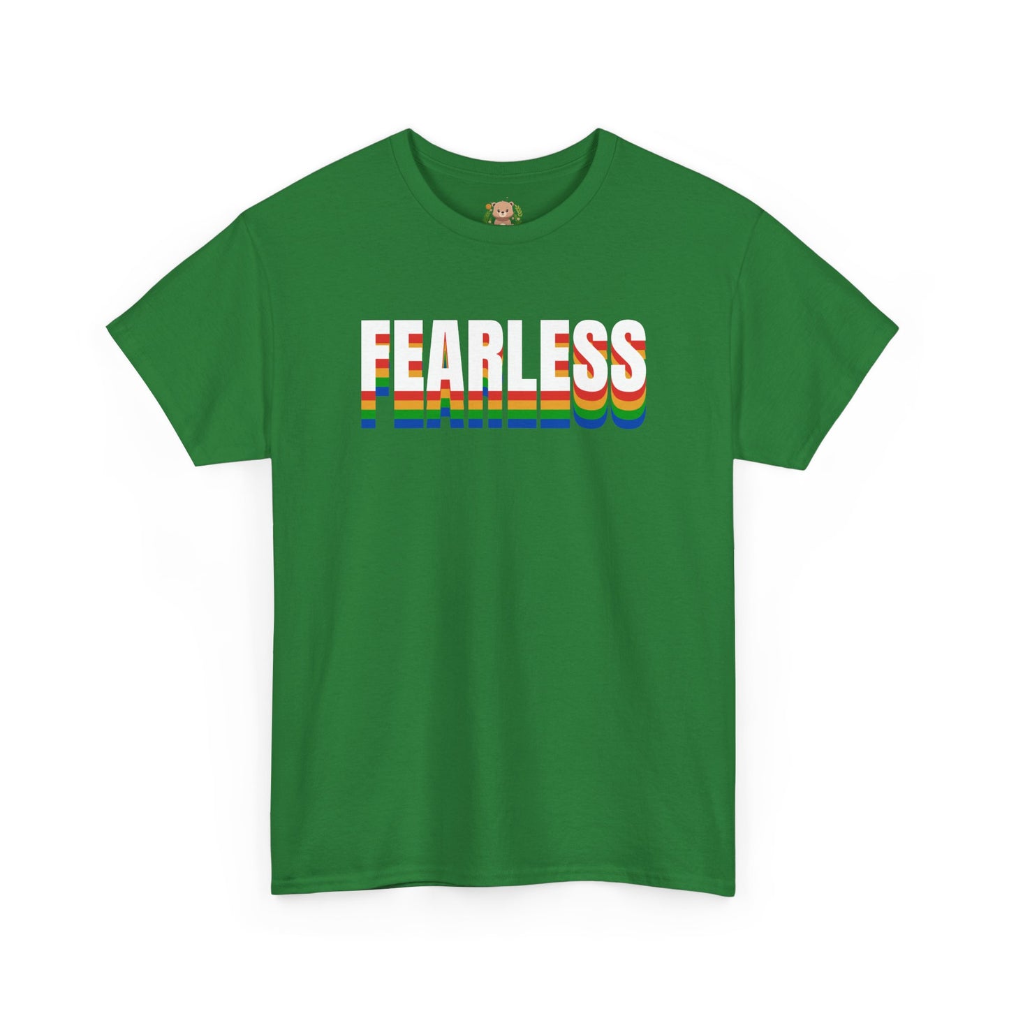 Fearless rainbow (front) unisex crewneck t-shirt