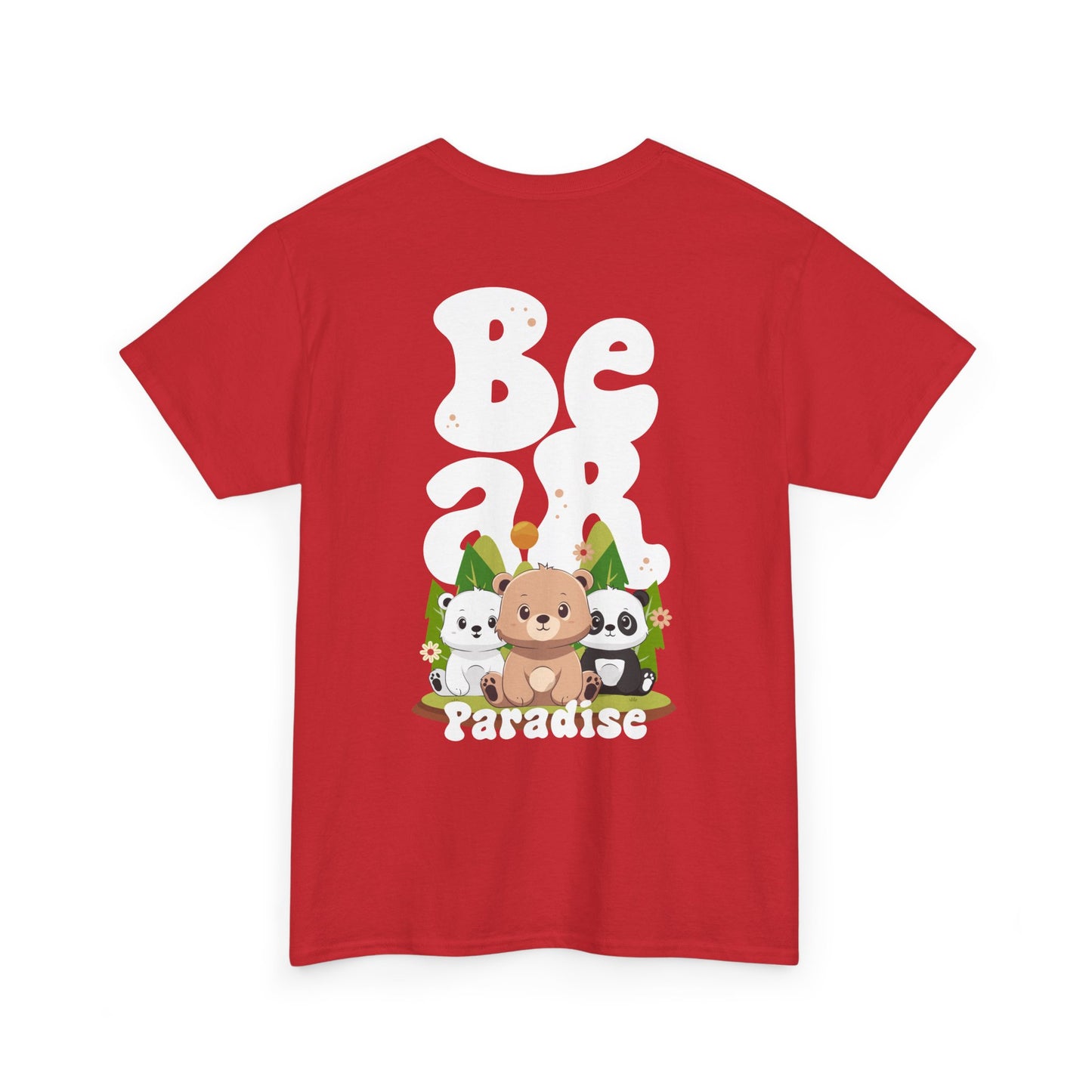 Bear paradise (back) unisex crewneck t-shirt
