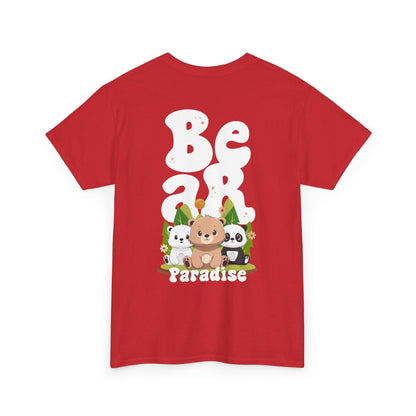 Bear paradise (back) unisex crewneck t-shirt