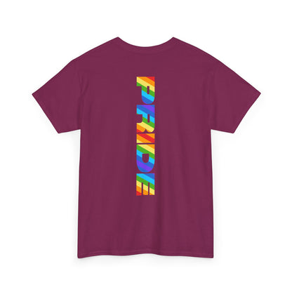 Pride rainbow (back) unisex crewneck t-shirt