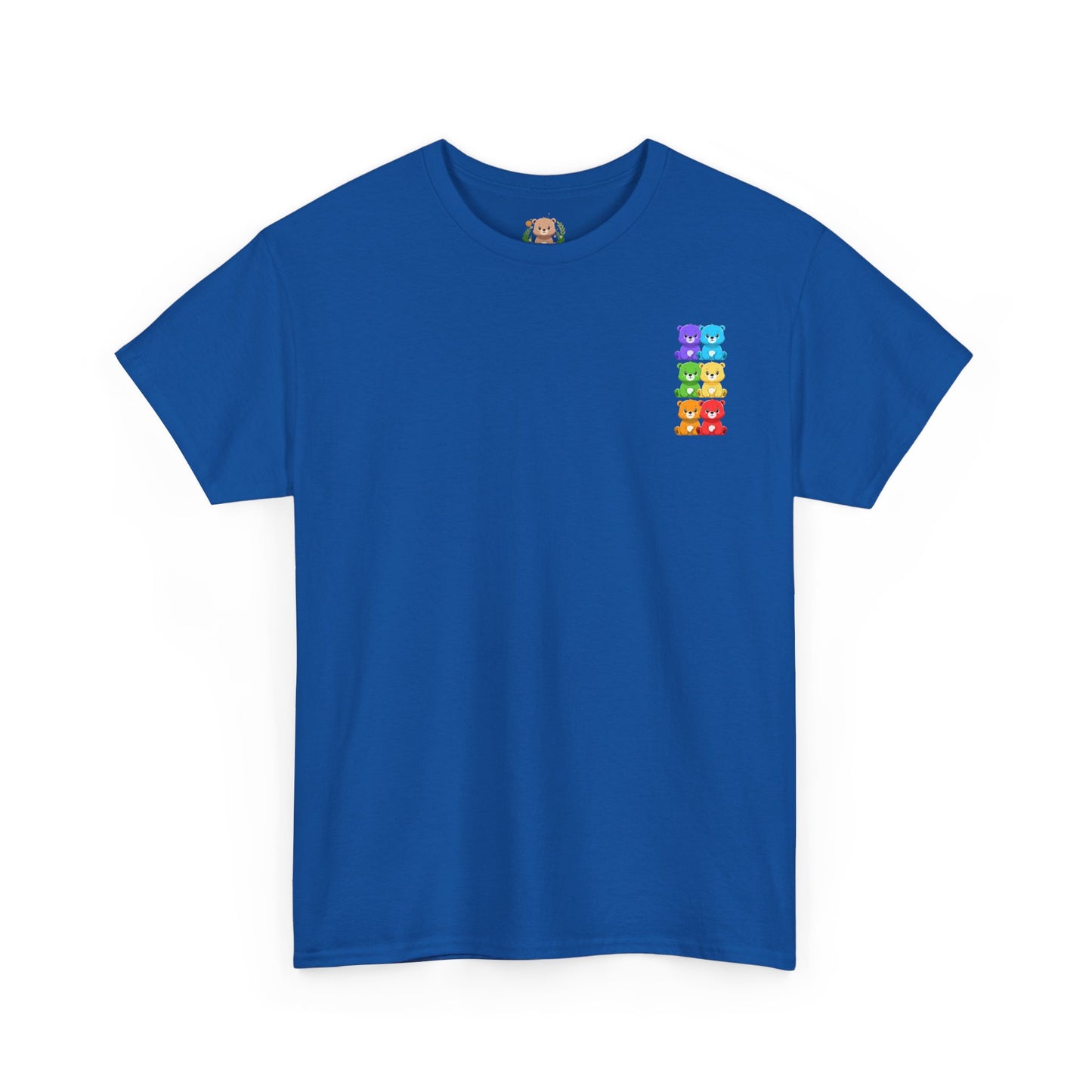 Rainbow bears mini grid unisex crewneck t-shirt
