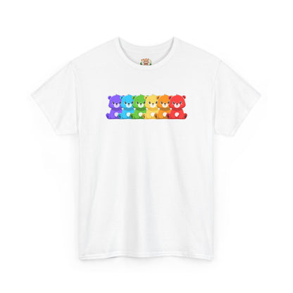 Rainbow bears hug unisex crewneck t-shirt