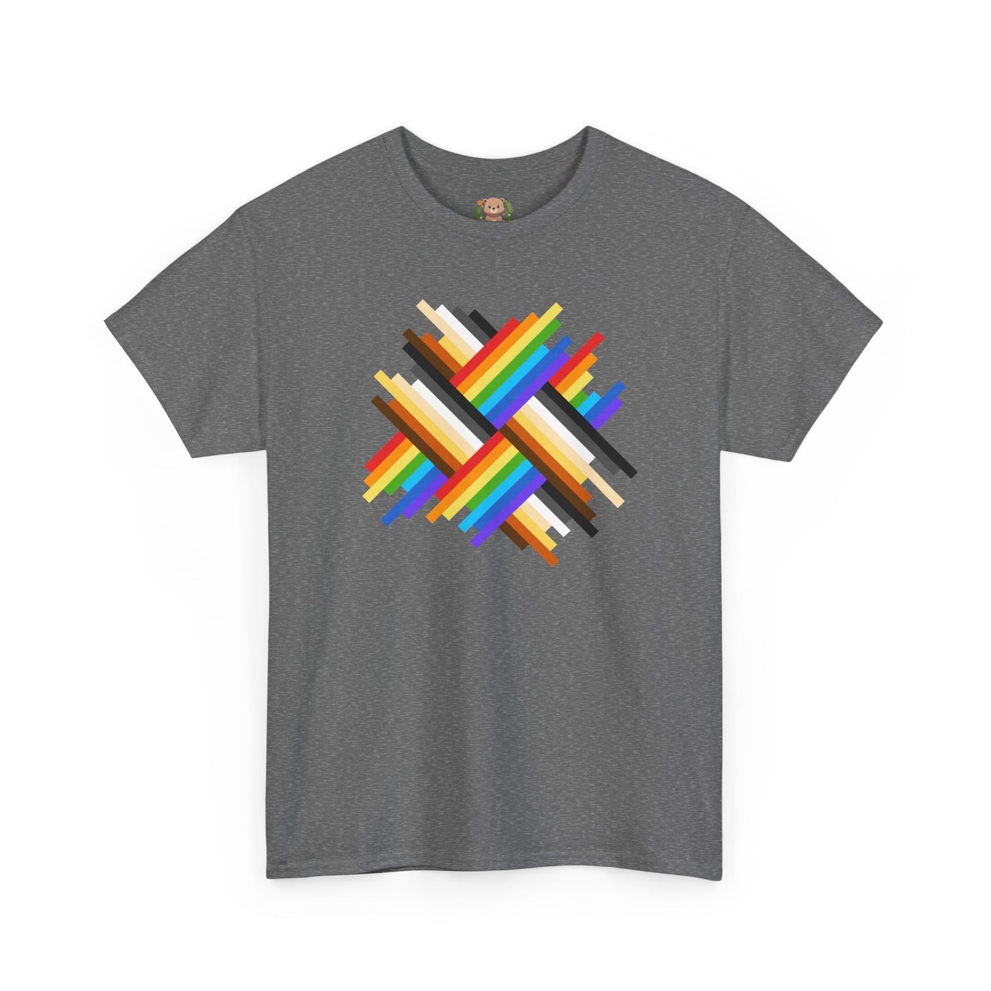 Bear and rainbow pride unisex crewneck t-shirt