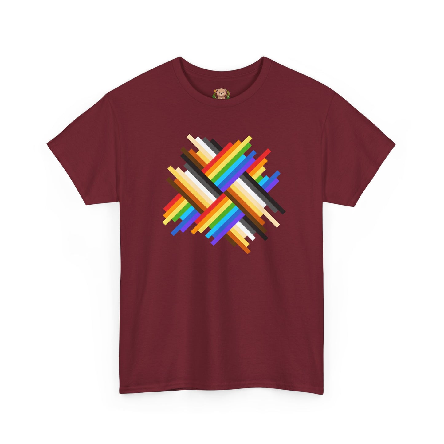 Bear and rainbow pride unisex crewneck t-shirt