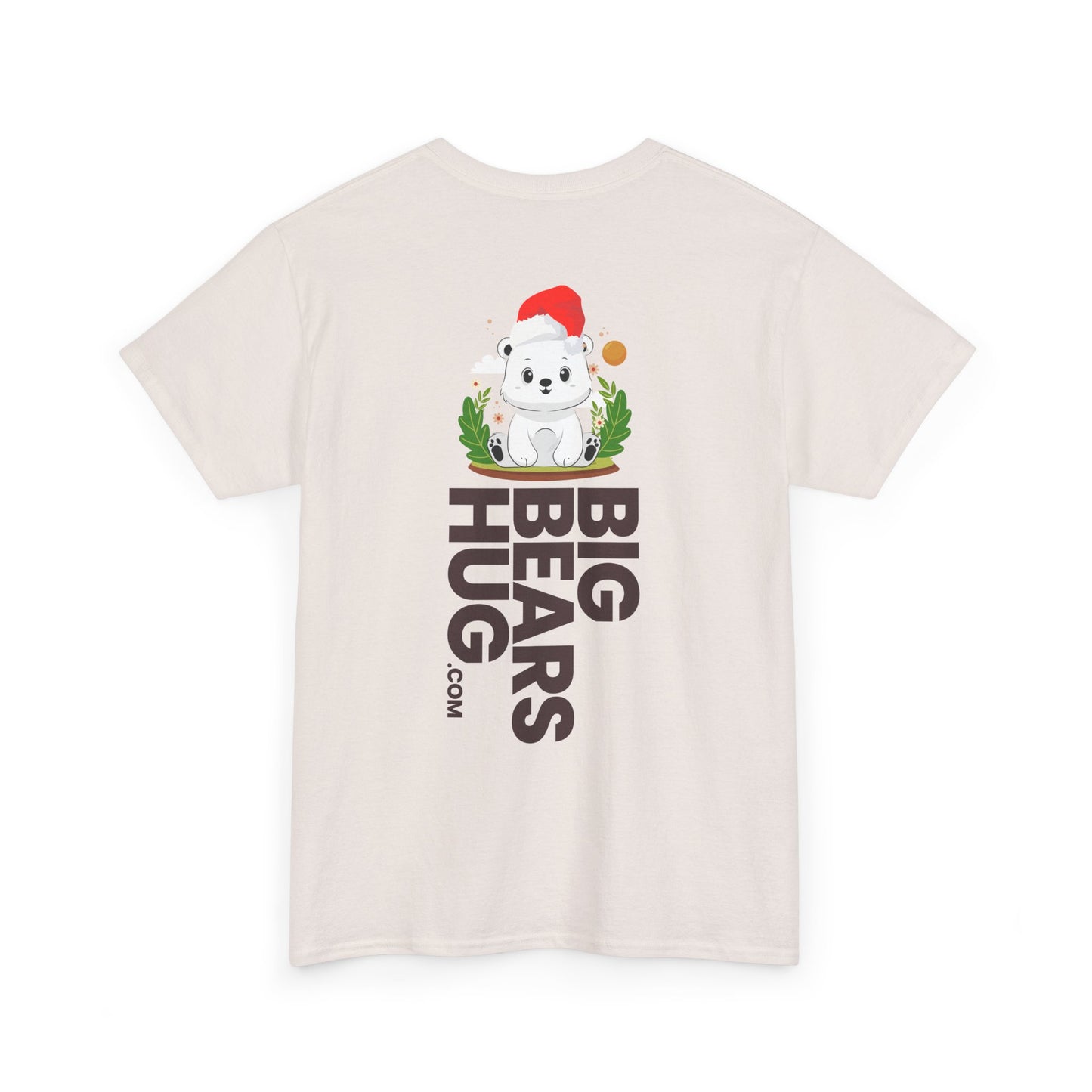 Snojo bear hug (back) Christmas unisex crewneck t-shirt
