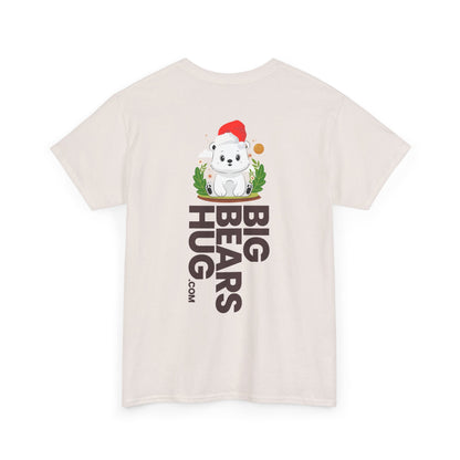 Snojo bear hug (back) Christmas unisex crewneck t-shirt