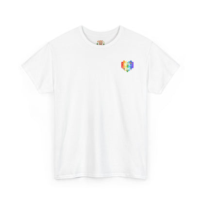 Love always wins rainbow mini (front) unisex crewneck t-shirt