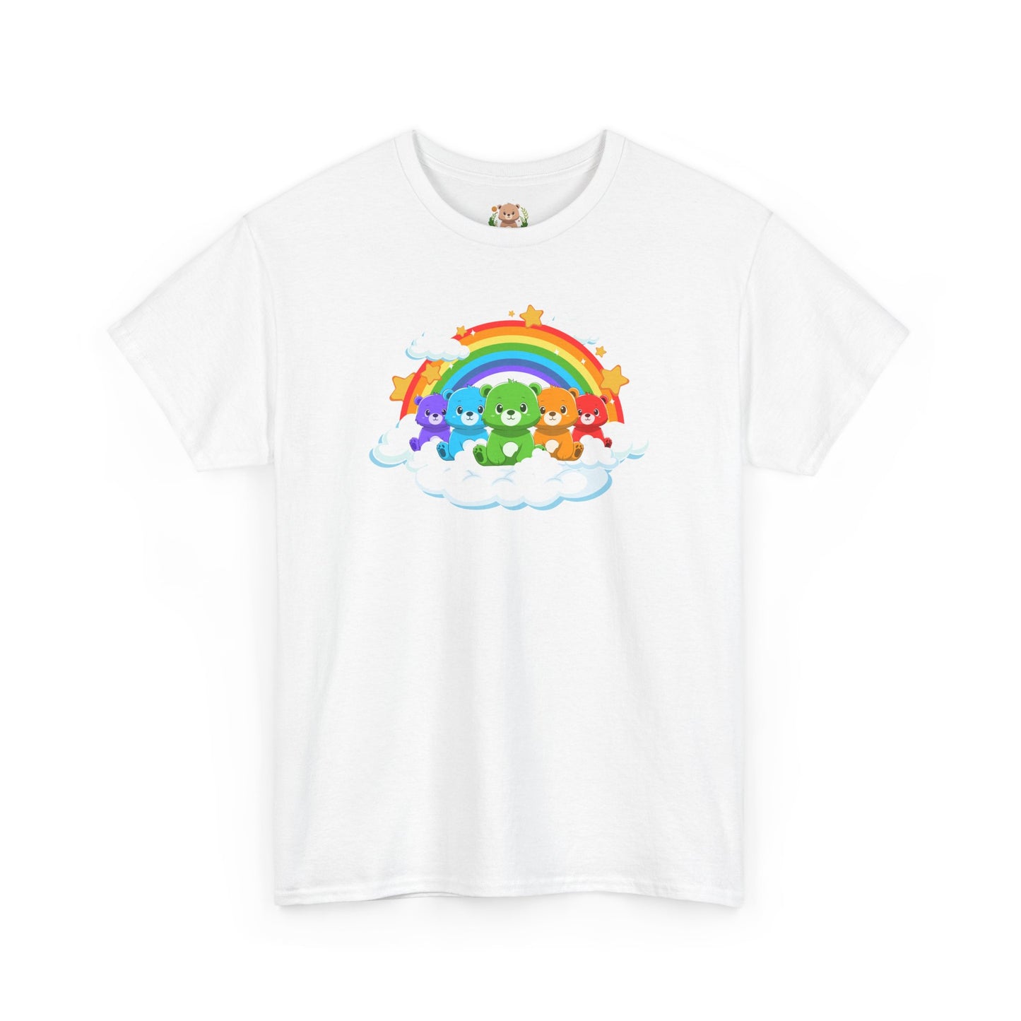 Rainbow bears in the cloud unisex crewneck t-shirt