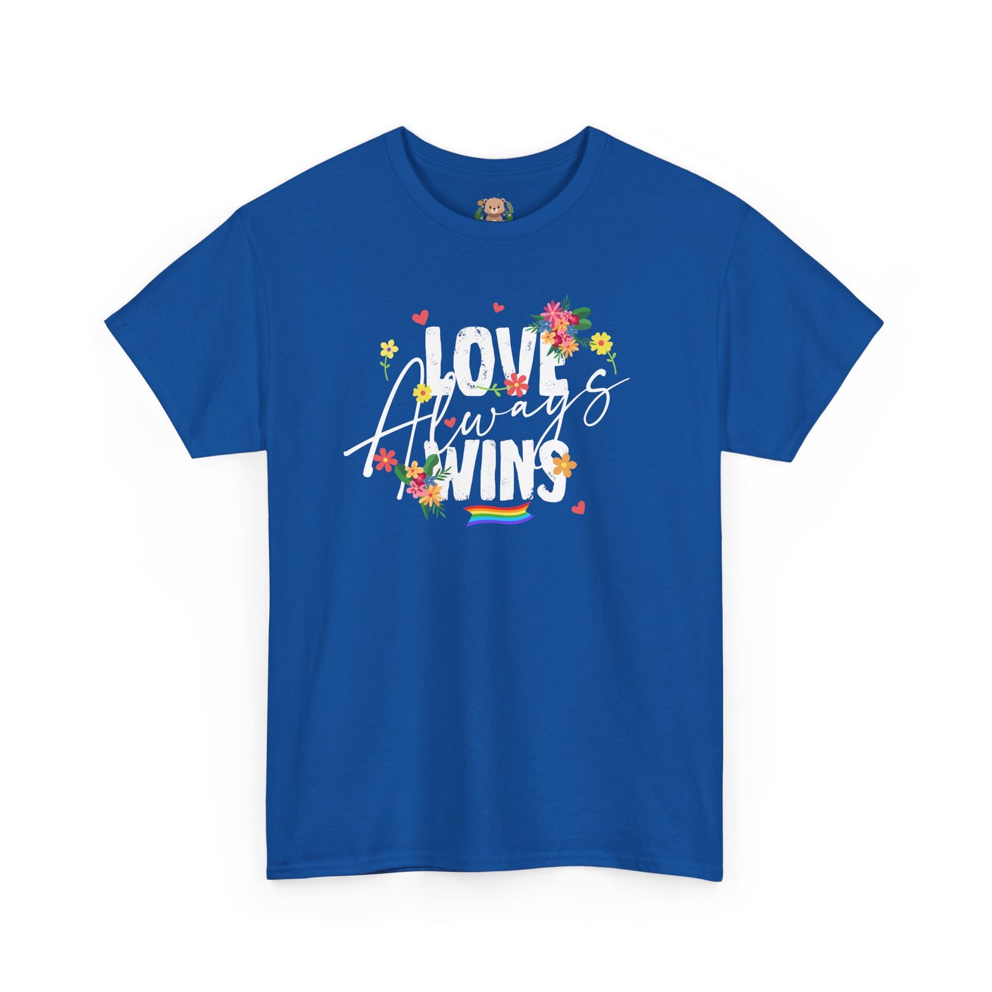 Love always wins (front) unisex crewneck t-shirt