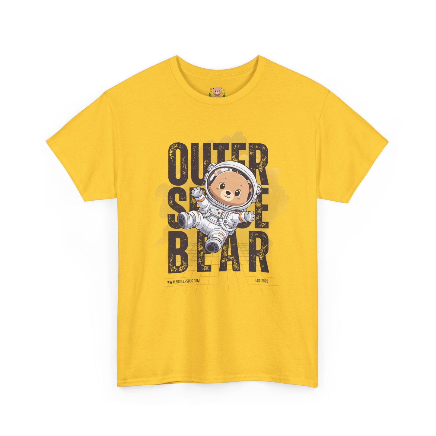 Outer space bear (front) unisex crewneck t-shirt
