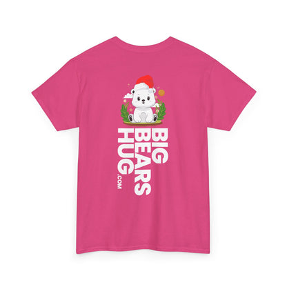 Snojo bear hug (back) Christmas unisex crewneck t-shirt