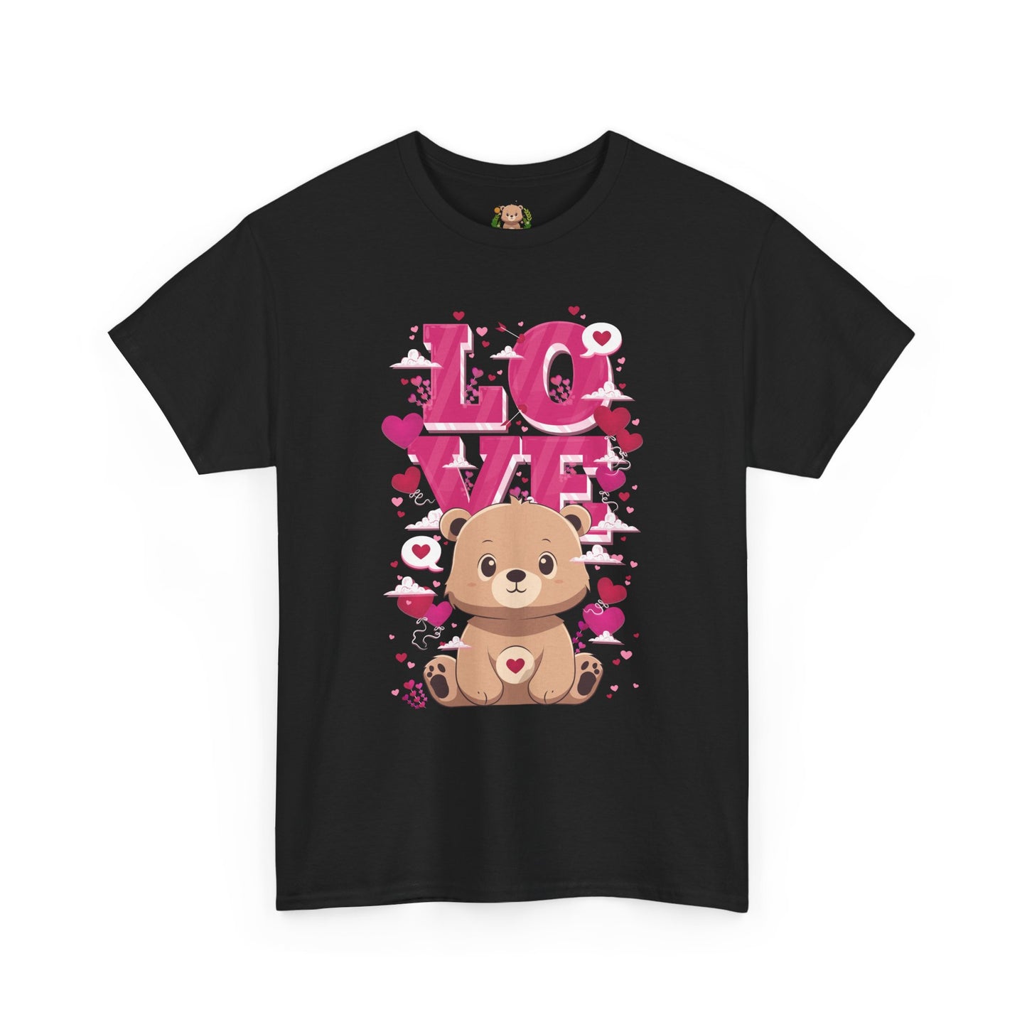 Pancha bear's love (front) unisex crewneck t-shirt