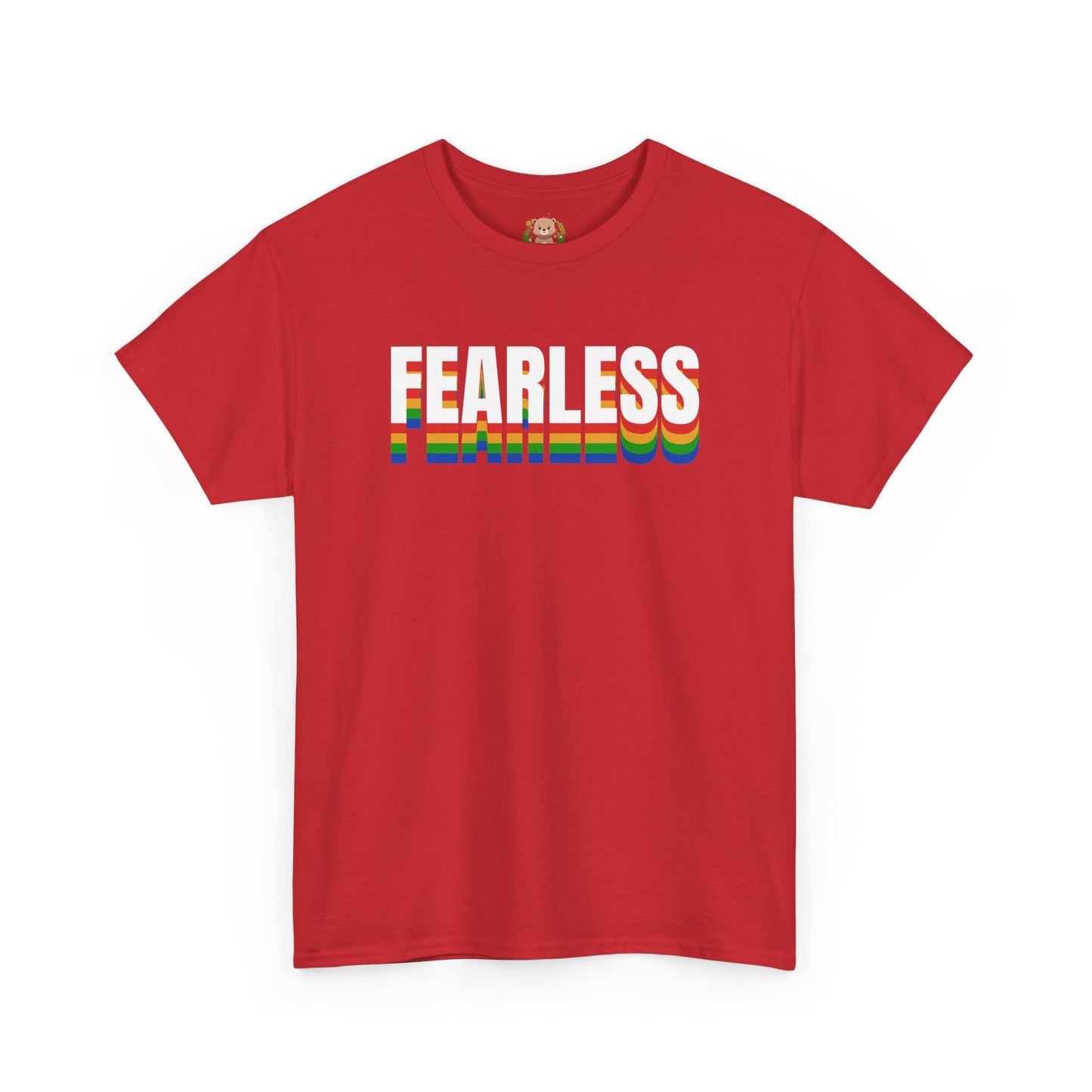 Fearless rainbow (front) unisex crewneck t-shirt