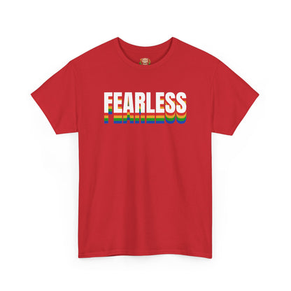 Fearless rainbow (front) unisex crewneck t-shirt