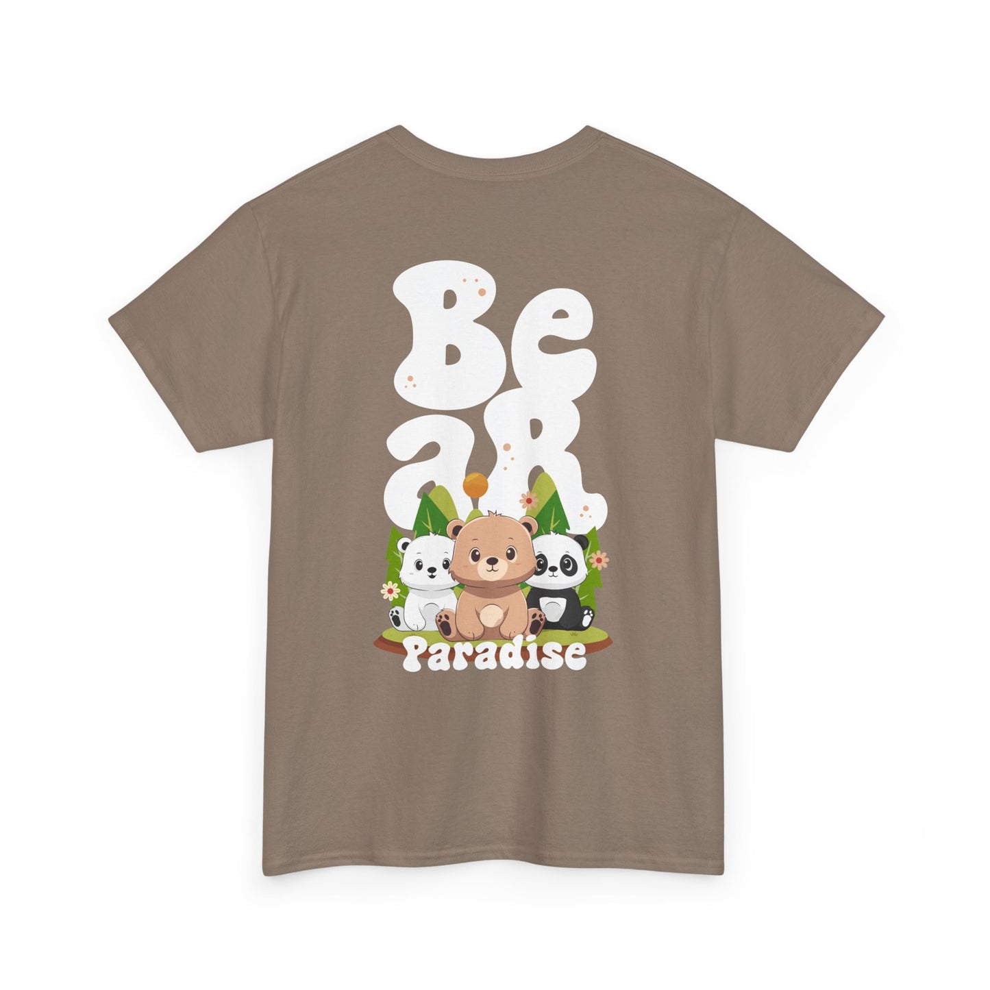 Bear paradise (back) unisex crewneck t-shirt