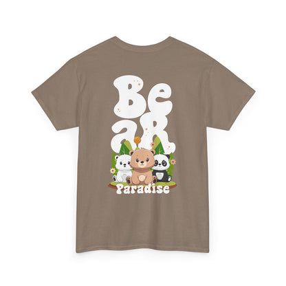 Bear paradise (back) unisex crewneck t-shirt