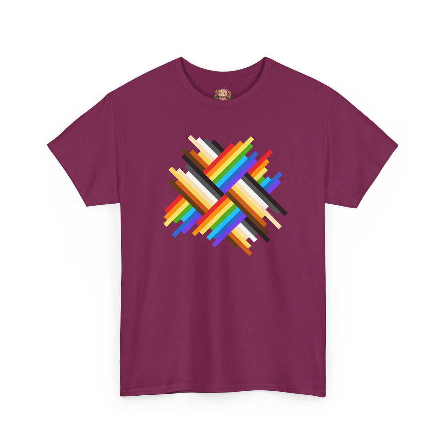Bear and rainbow pride unisex crewneck t-shirt