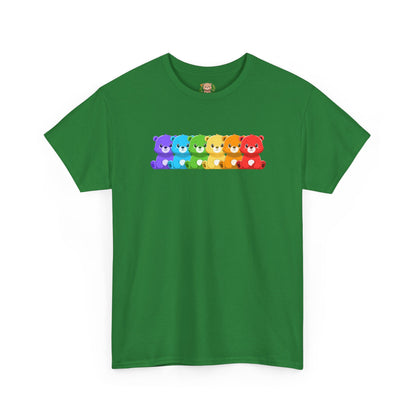 Rainbow bears hug unisex crewneck t-shirt