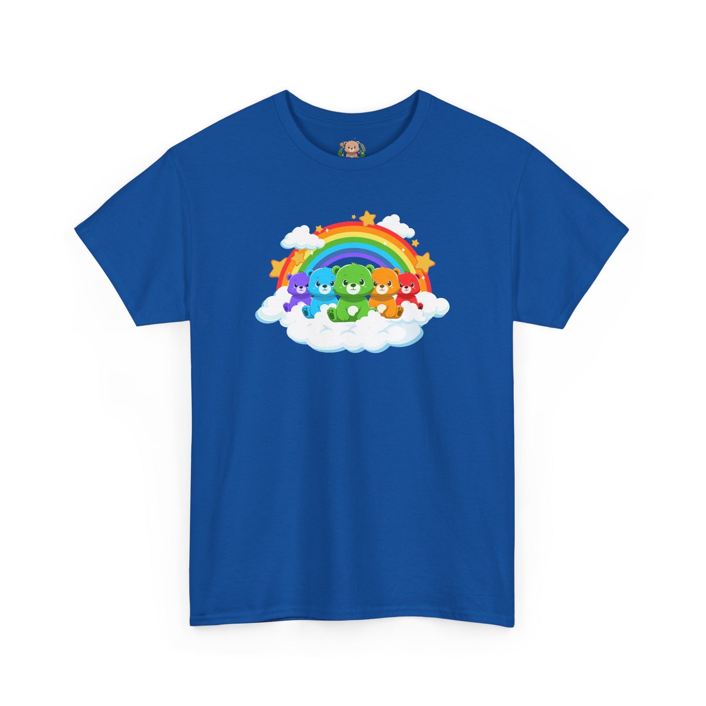 Rainbow bears in the cloud unisex crewneck t-shirt