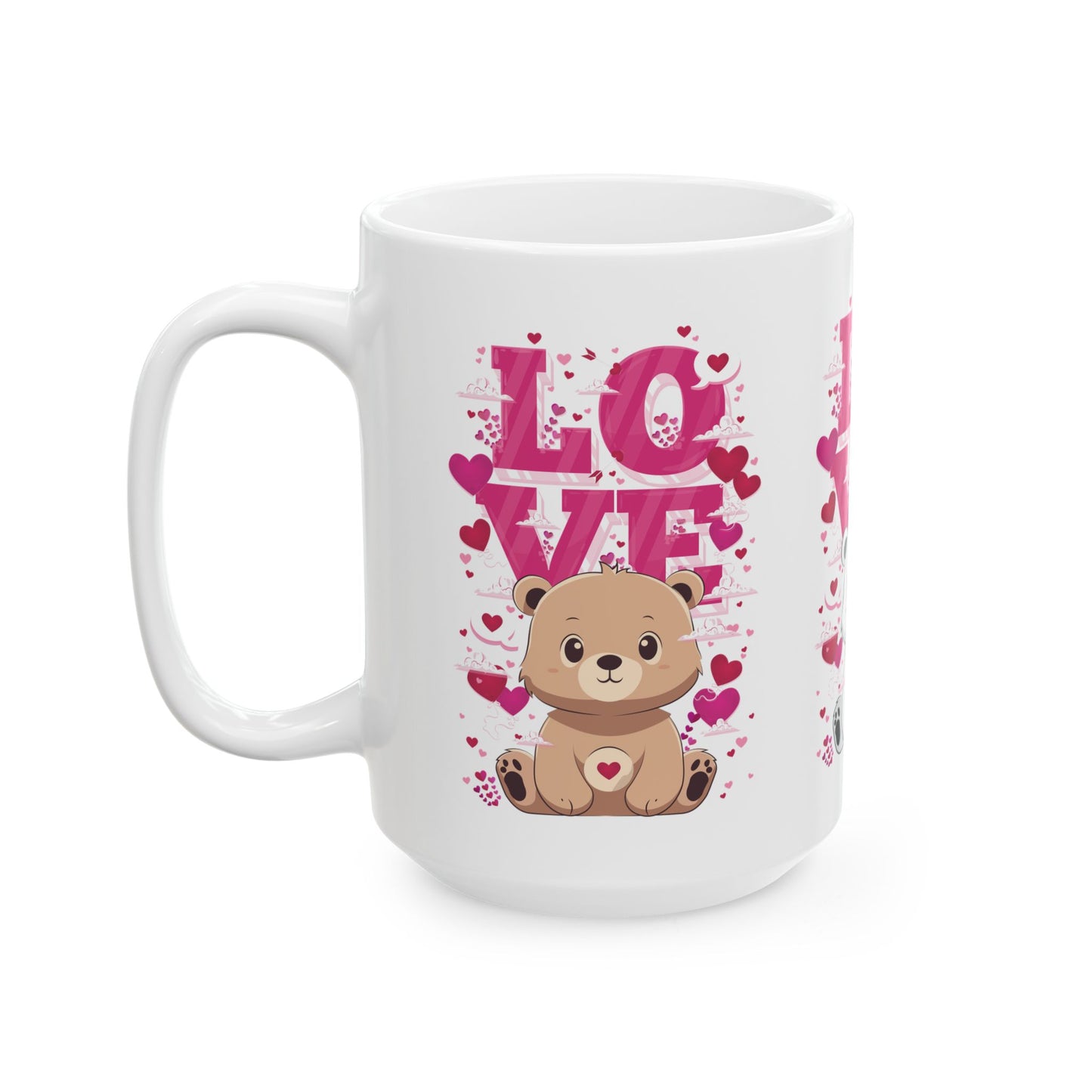 Love bears ceramic coffee/tea mug/cup (11oz/15oz)