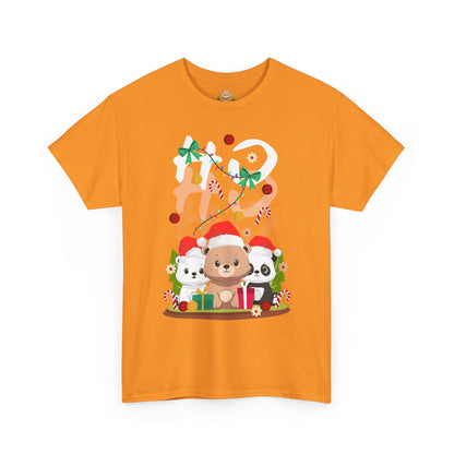 Ho Ho Ho Christmas bears (front) unisex crewneck t-shirt