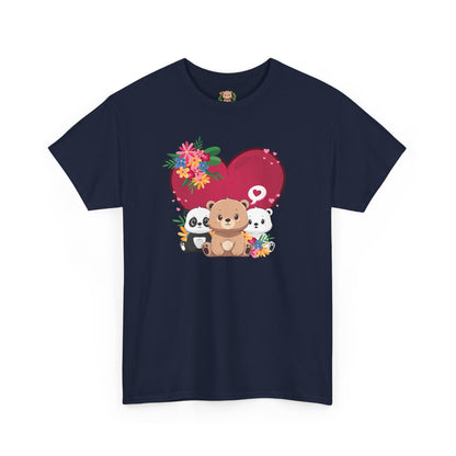 Bears full of love (front) unisex crewneck t-shirt