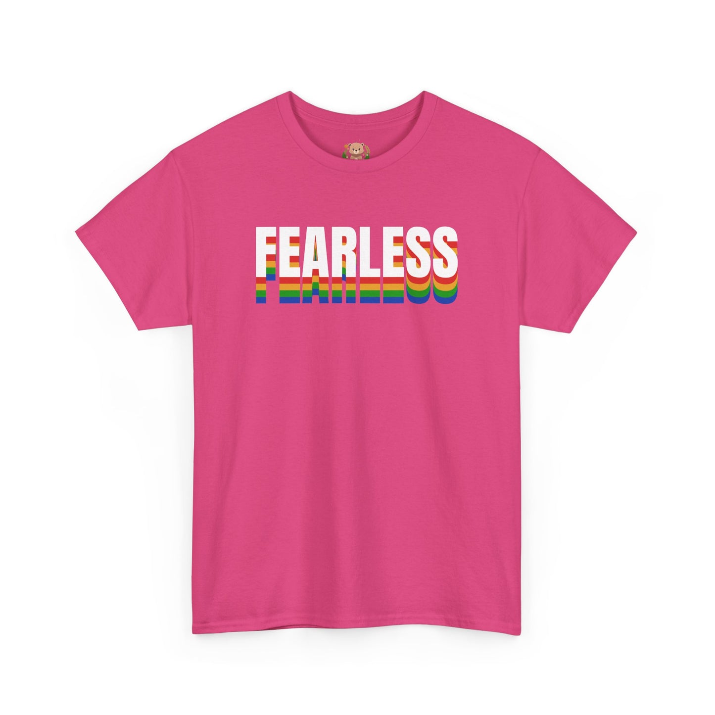 Fearless rainbow (front) unisex crewneck t-shirt