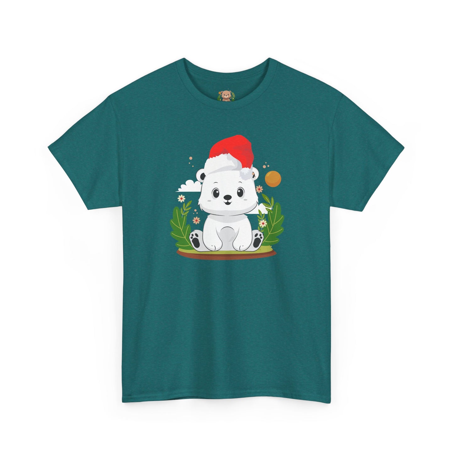 Snojo bear hug (front) Christmas unisex crewneck t-shirt