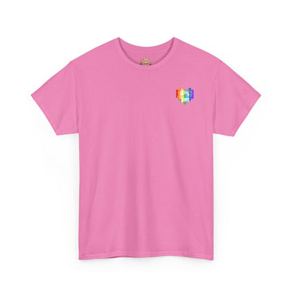 Love always wins rainbow mini (front) unisex crewneck t-shirt
