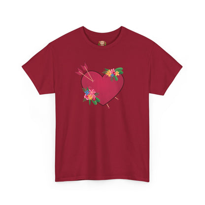 Heart full of love (front) unisex crewneck t-shirt
