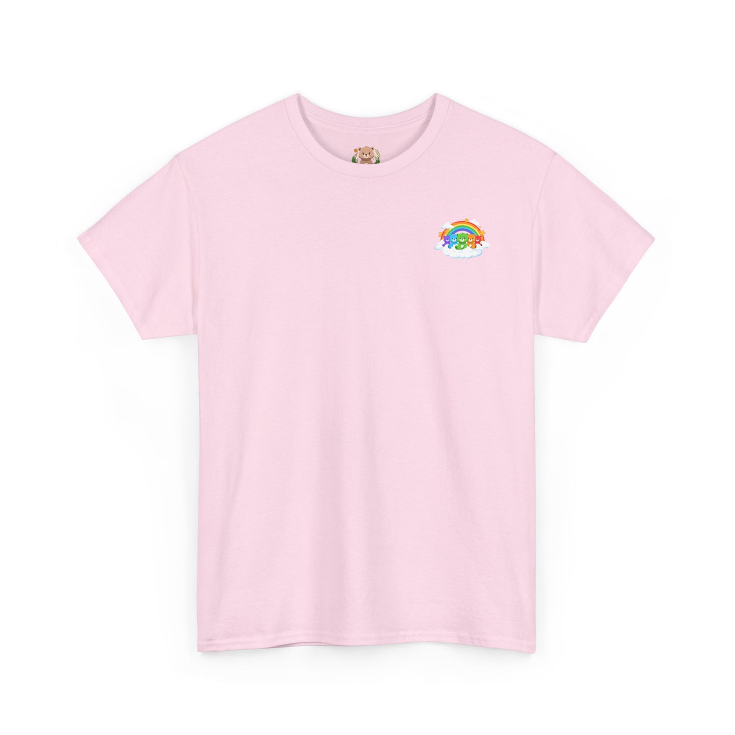 Rainbow bears in the cloud mini unisex crewneck t-shirt