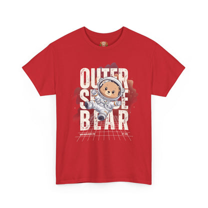 Outer space bear (front) unisex crewneck t-shirt