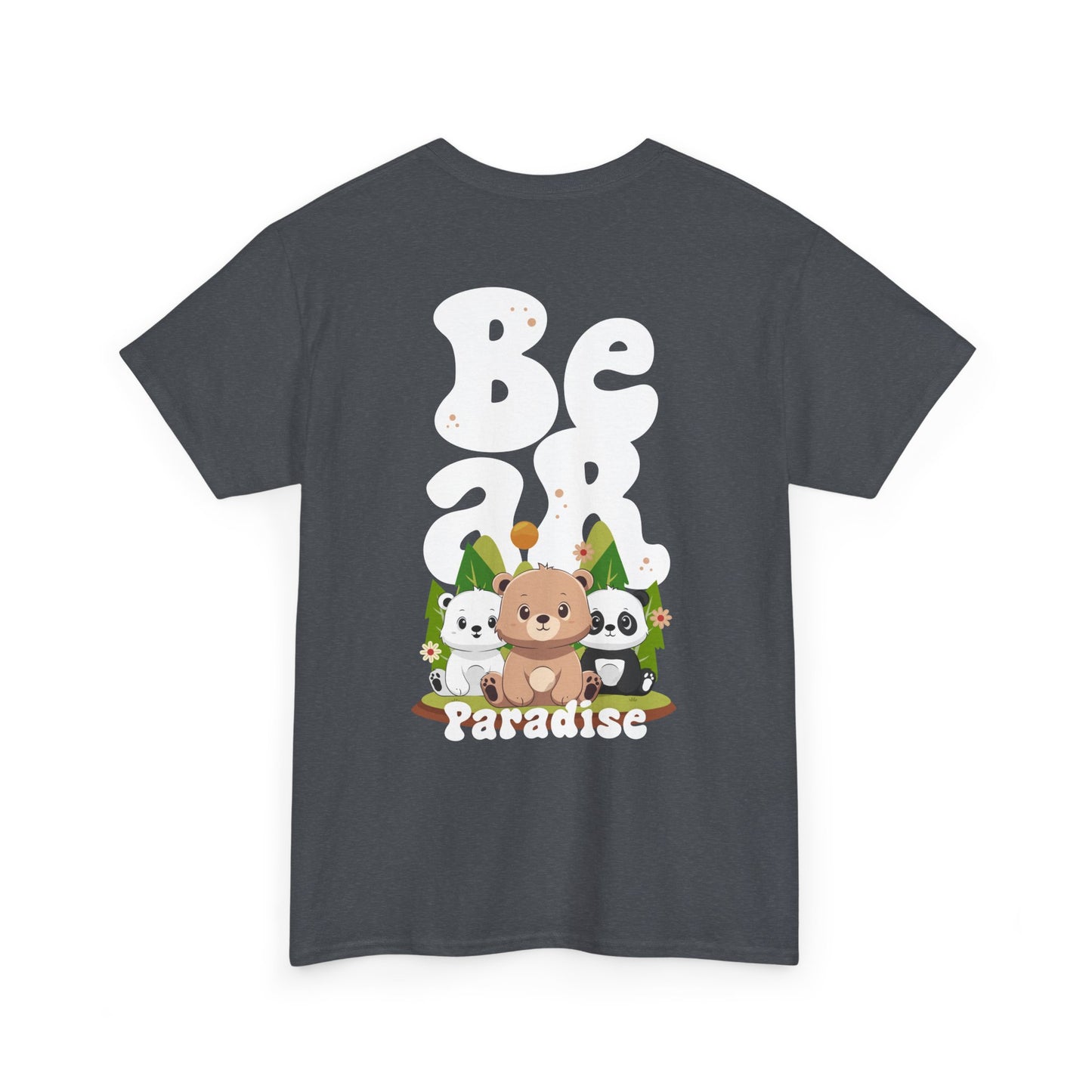 Bear paradise (back) unisex crewneck t-shirt