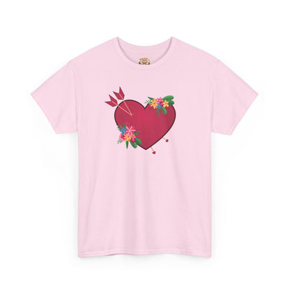 Heart full of love (front) unisex crewneck t-shirt