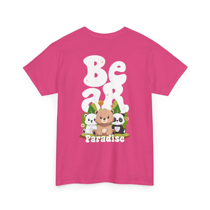 Bear paradise (back) unisex crewneck t-shirt