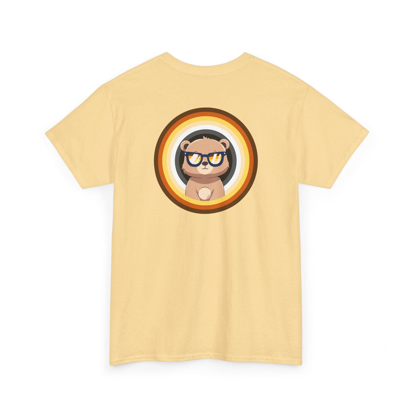 Bear flag rings Pancha (back) unisex crewneck t-shirt