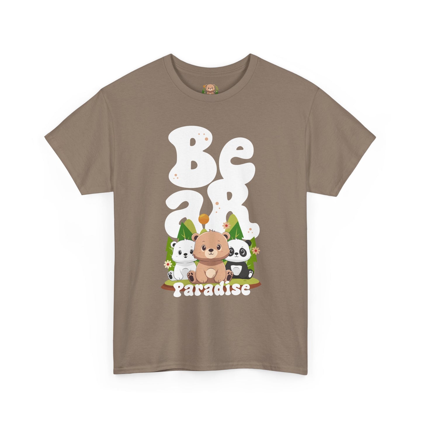Bear paradise (front) unisex crewneck t-shirt
