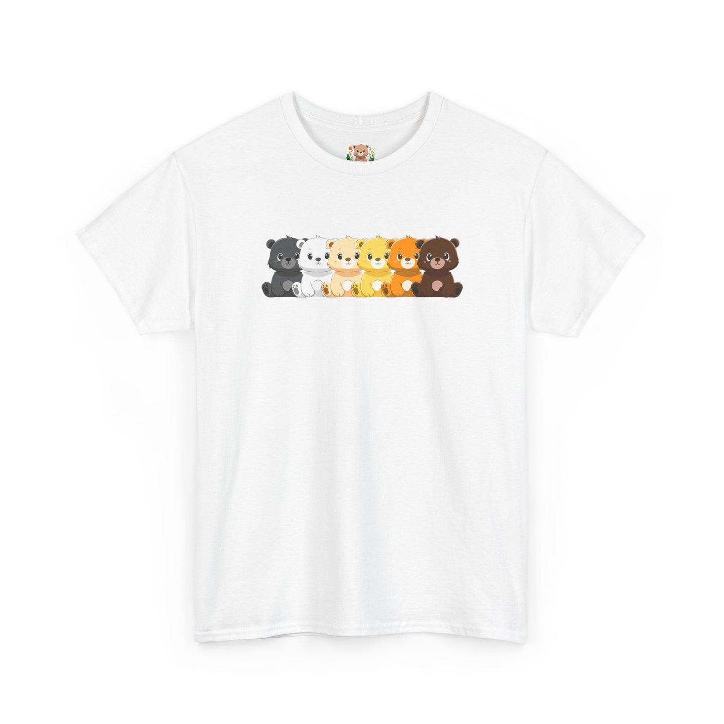 Bear flag hug unisex crewneck t-shirt