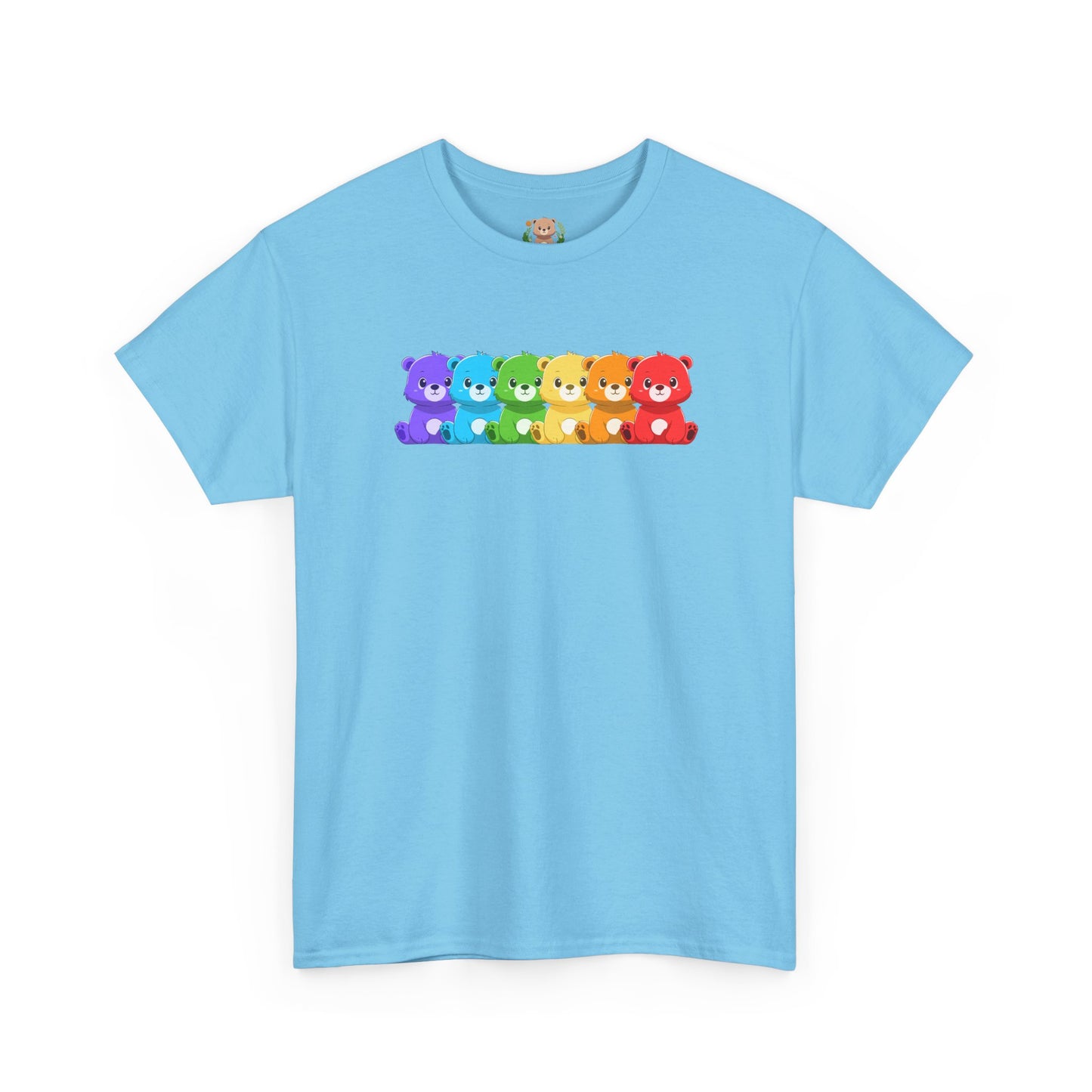 Rainbow bears hug unisex crewneck t-shirt
