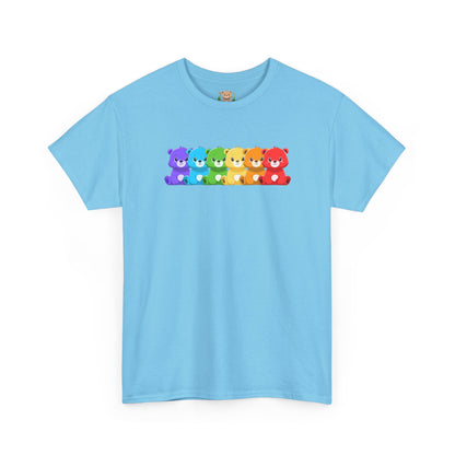 Rainbow bears hug unisex crewneck t-shirt