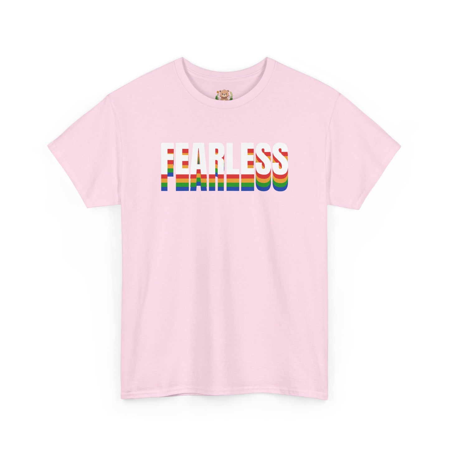Fearless rainbow (front) unisex crewneck t-shirt