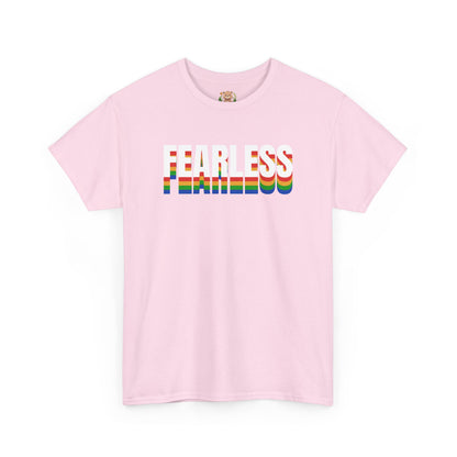 Fearless rainbow (front) unisex crewneck t-shirt