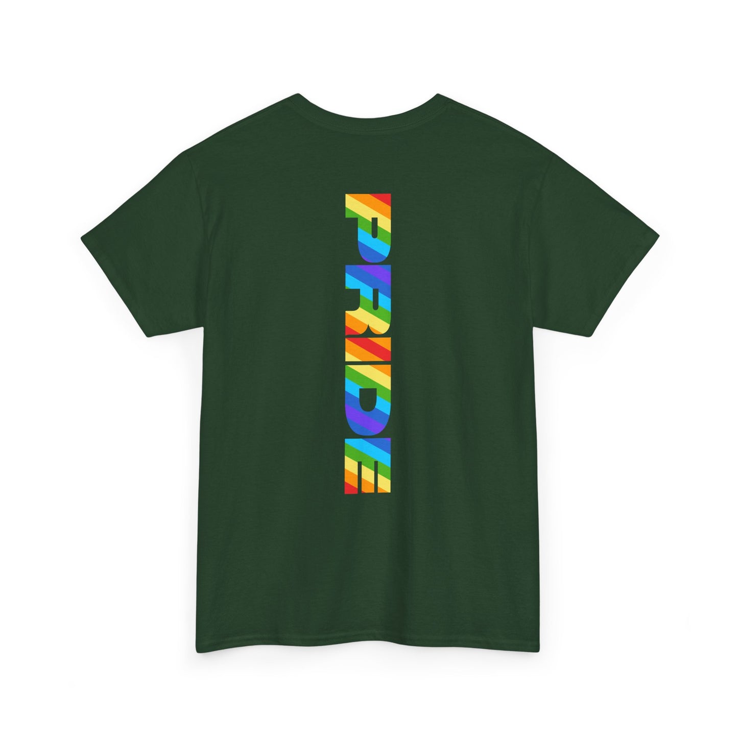 Pride rainbow (back) unisex crewneck t-shirt