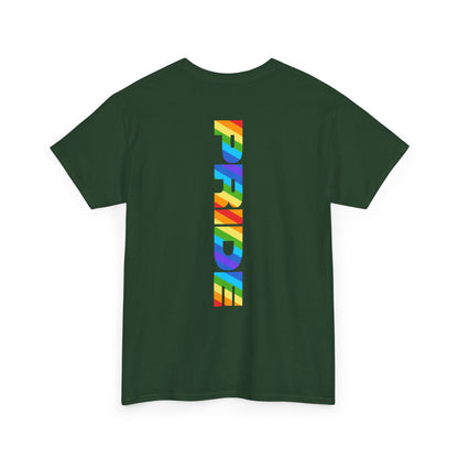 Pride rainbow (back) unisex crewneck t-shirt